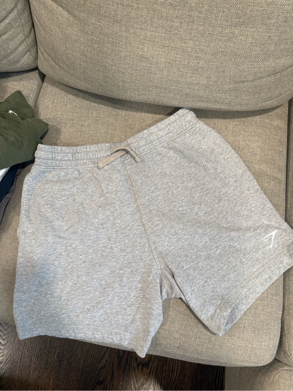 Gymshark Light Gray Men's Athletic Shorts